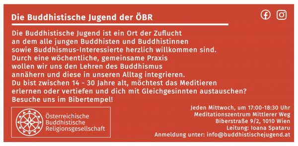Buddhistische Jugend Flyer IOANA